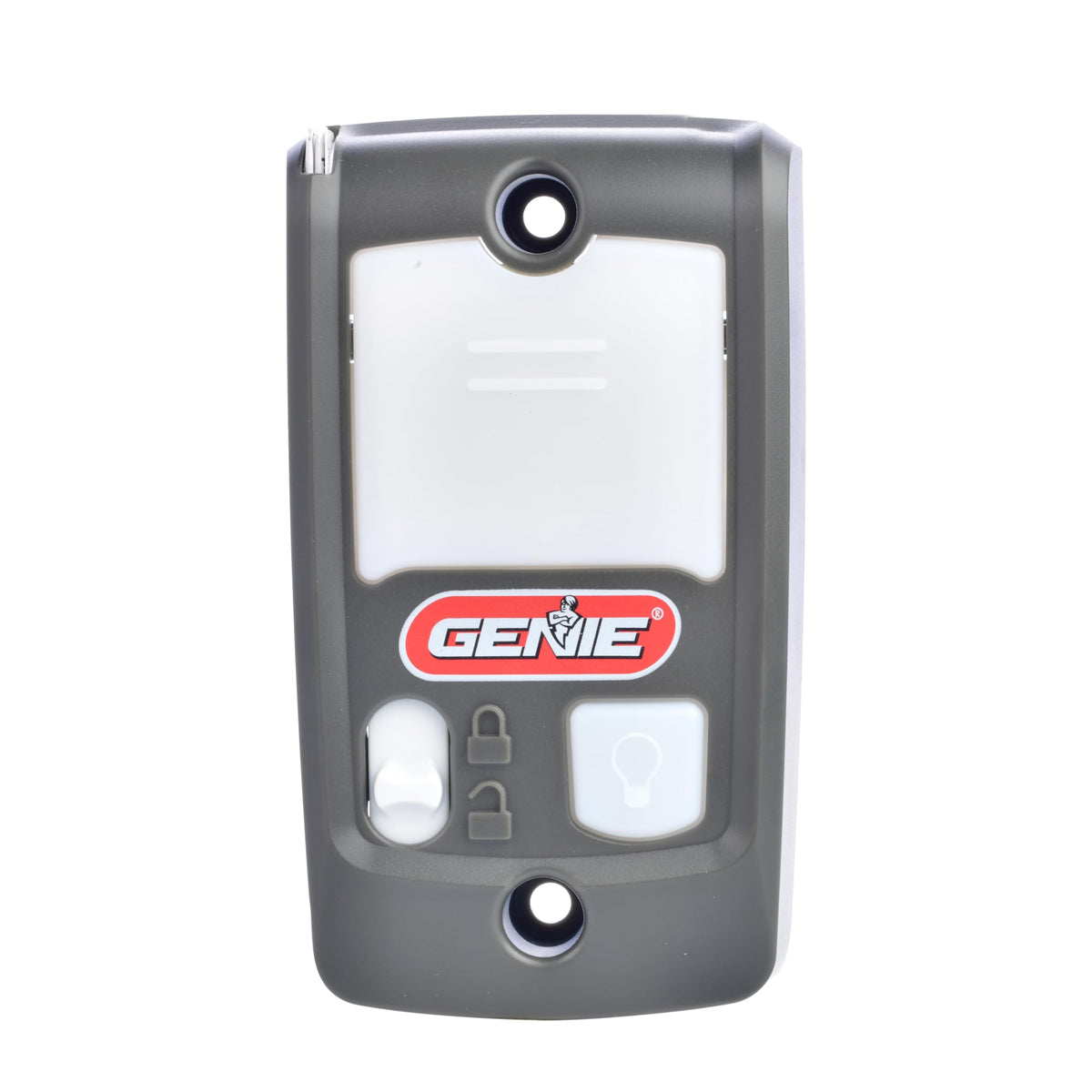 Genie Series II wall console front view with backlight for easy nighttime operation.