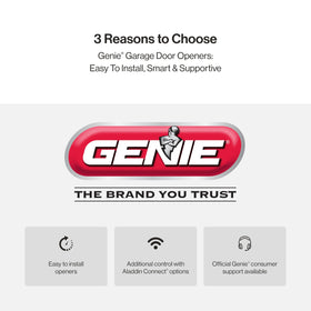 Genie reinforced rail supports durability and long life