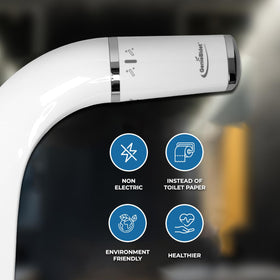 GenieBidet included travel bidet for on the go hygiene.
