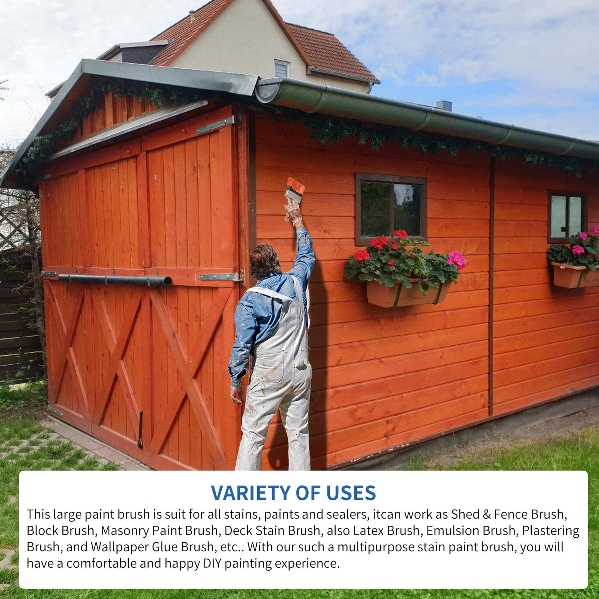 Genixart extendable pole-ready design for reaching high or wide areas.