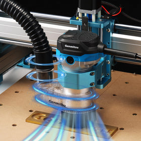 Genmitsu dust shoe 2-step assembly for quick setup