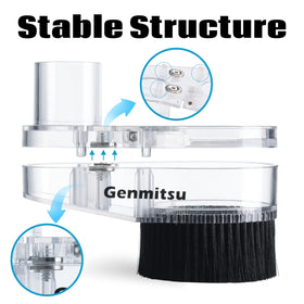 Genmitsu dust shoe split-design brushes are easy to replace