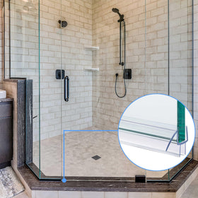 GENNHOPO 2-pack seal for reliable water barrier in glass showers.