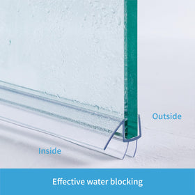 GENNHOPO soft lip bottom seal for smooth operation on glass doors.