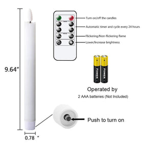 GenSwin battery-operated LED candles for versatile home use.