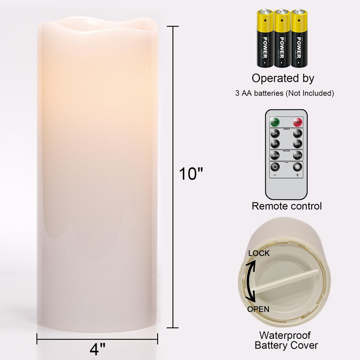GenSwin two-pack with remote timer for quick, consistent ambiance