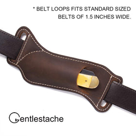 Gentlestache compact EDC sheath designed for lightweight daily use.