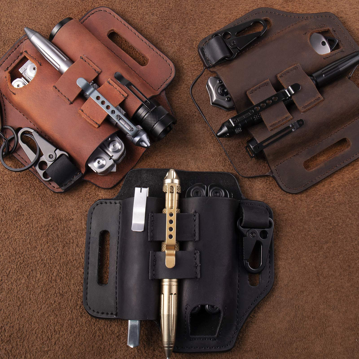 Gentlestache EDC pocket organizer consolidates essential tools in one place.
