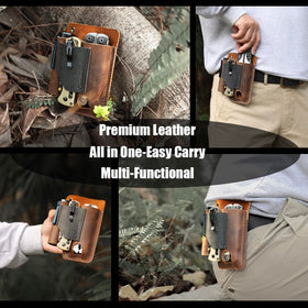 Gentlestache belt clip secures belts up to 1.8 inches.