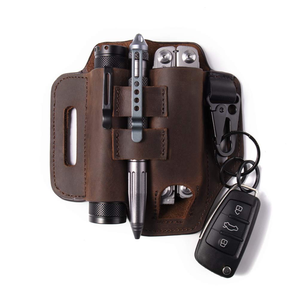 Gentlestache multitool belt sheath keeps tools secure and accessible on your belt.