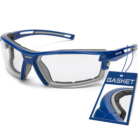 GENYED safety glasses with wraparound frame offer reliable eye protection on construction sites.