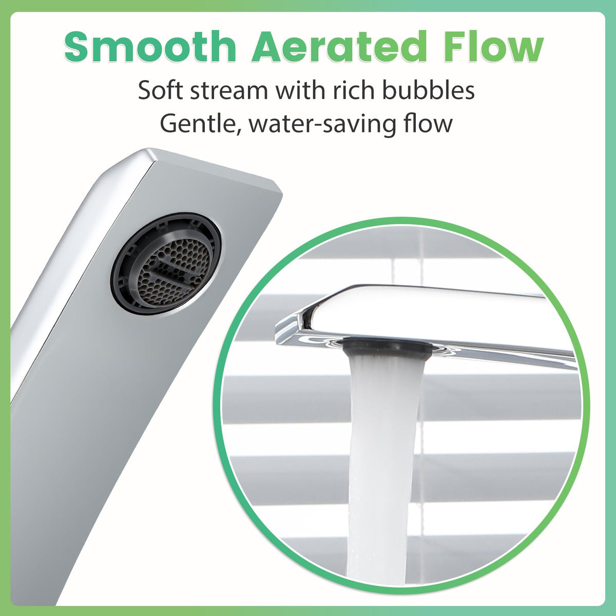 Geobella ceramic cartridge image suggests long-lasting drip-free performance