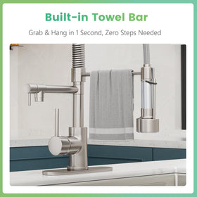 Geobella 10-inch deck plate supports easy 1- or 3-hole installs.