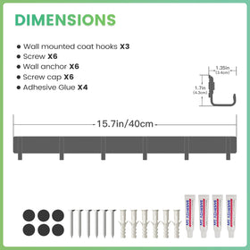 Geobella versatile rack suitable for entryways, bedrooms, and bathrooms.
