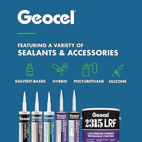 Geocel 2320 pack image shows three tubes for multiple repairs.