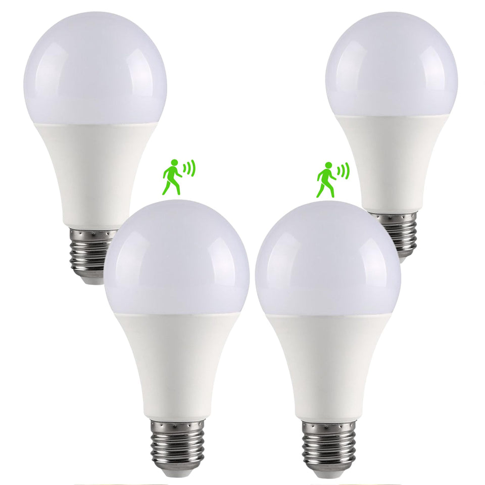 GEPLAD 4-pack motion sensor bulbs for hands-free entryway lighting