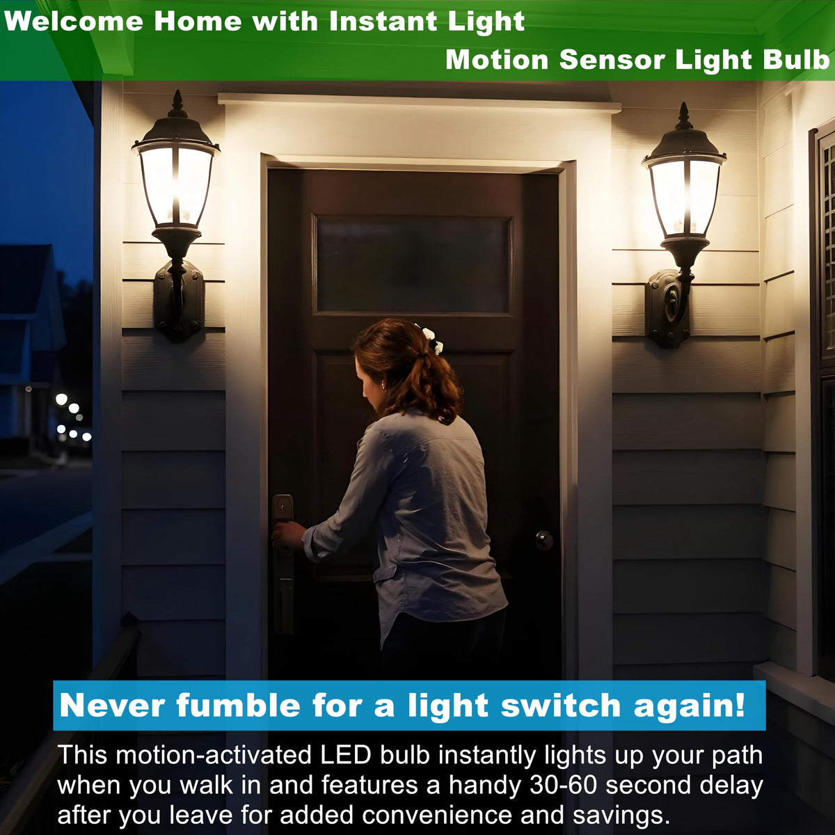GEPLAD dusk-to-dawn auto mode provides hands-free lighting from dusk to dawn.