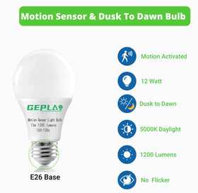 GEPLAD 12W replaces 100W incandescent while saving energy in outdoor and indoor spaces.