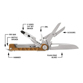 Gerber Armbar Drive textured handle offering secure outdoor grip