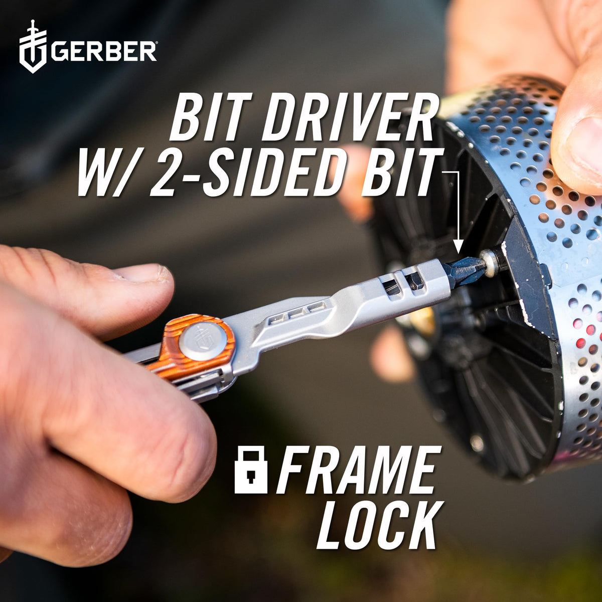 Gerber Armbar Slim Drive bottle opener ready for post-work moments.