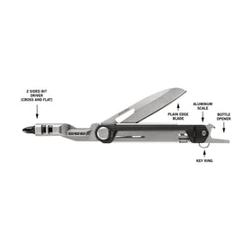 Gerber Armbar Slim Drive extended bit driver for on-the-go adjustments.