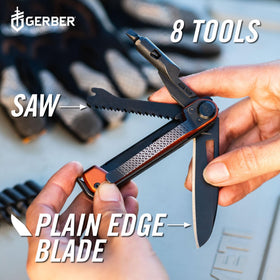 Gerber Armbar Trade 2-sided bit driver for field repairs.