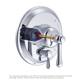 Gerber brass body ensures durable, corrosion-resistant plumbing components.