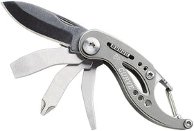 Gerber Curve 1.25-inch blade close-up for precise cuts on the go.
