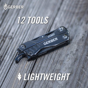 Gerber Dime 12-in-1 bottle opener accessible when closed for quick access