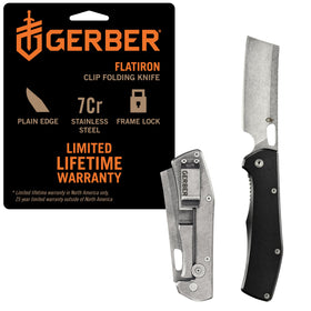Gerber Flatiron cleaver blade for versatile daily cutting tasks.