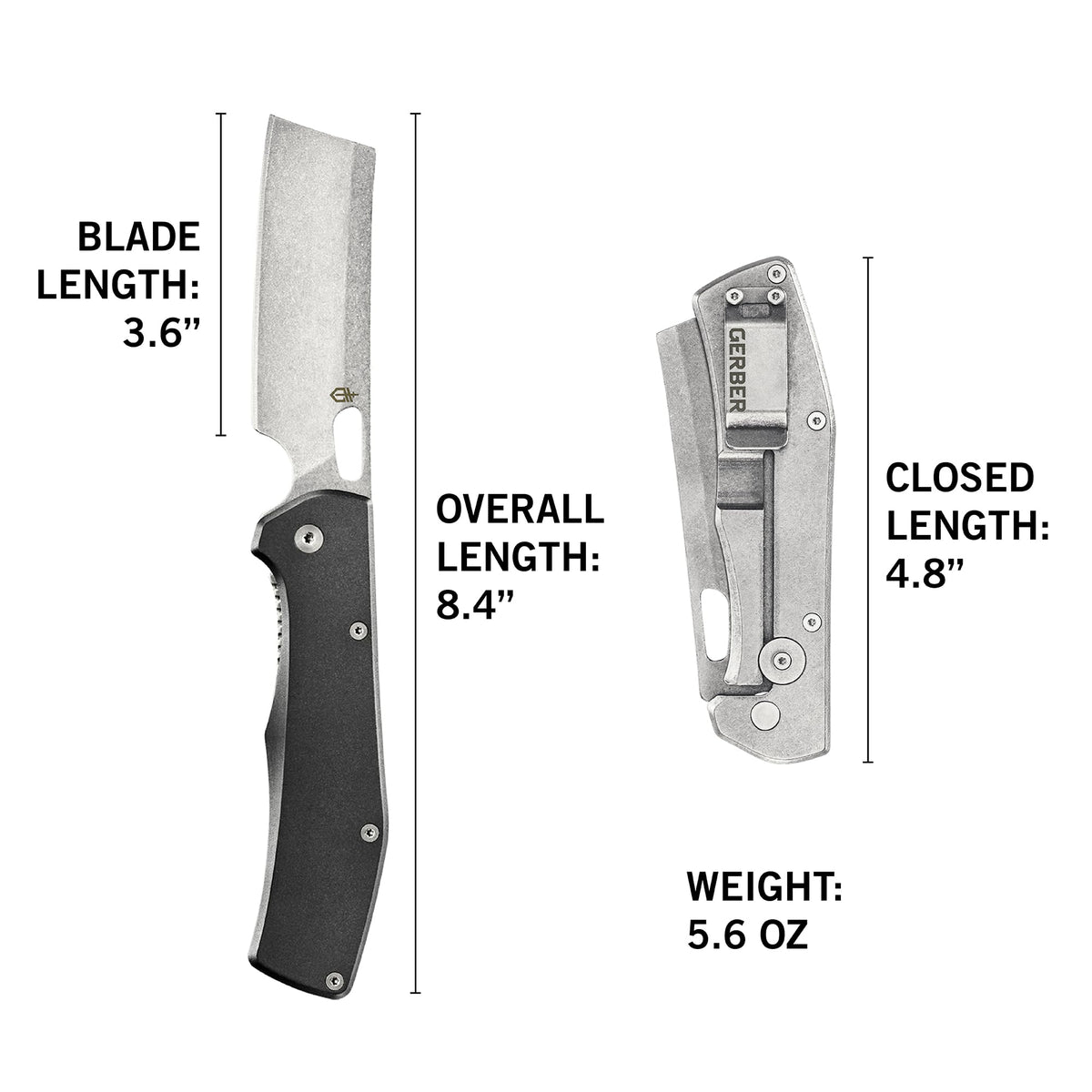 Gerber Flatiron compact EDC knife suitable for camping and tasks.