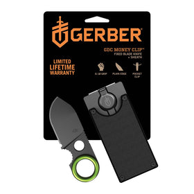 Gerber GDC money clip with stainless knife for everyday carry