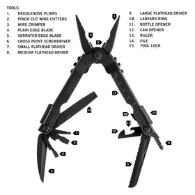 Gerber MP600 stainless steel construction for rugged durability