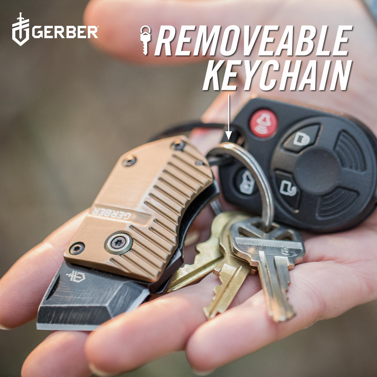 Gerber Key Note aluminum scales offer lightweight durability.
