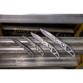 Gerber Paraframe Mini with serrated edge for tough cutting tasks.
