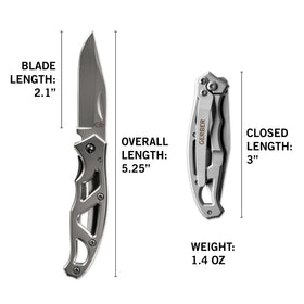 Gerber Paraframe Mini camping tool delivers reliable edge for quick field chores.
