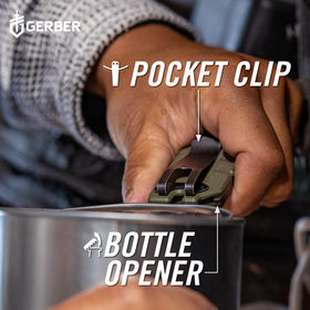 Gerber Prybrid Bottle Opener for on-site refreshment breaks.