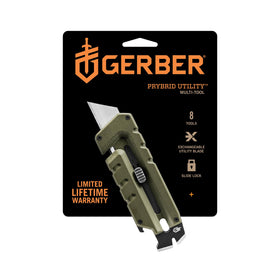 Gerber Prybrid Utility Knife with exchangeable blade for quick, precise cuts.