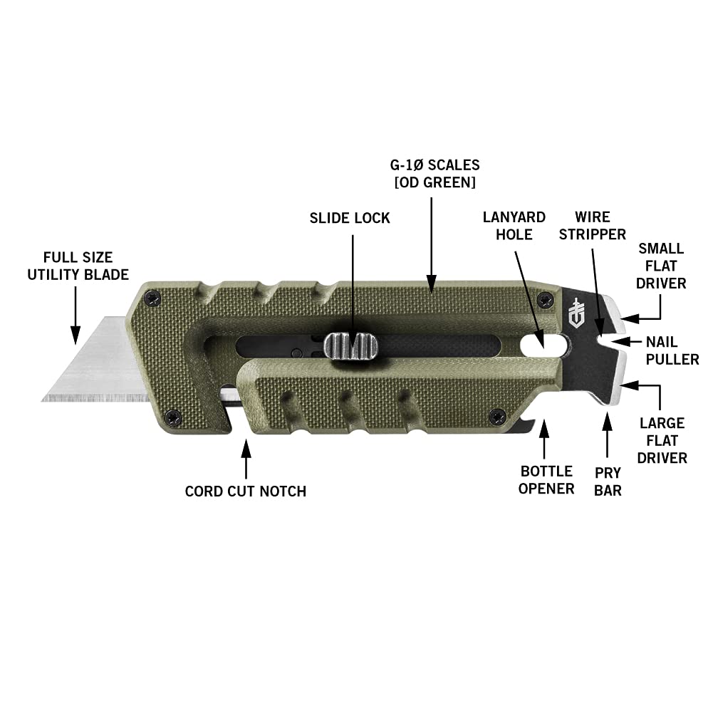 Gerber Prybrid Wire Stripper enables clean wire prep.