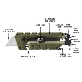 Gerber Prybrid Wire Stripper enables clean wire prep.