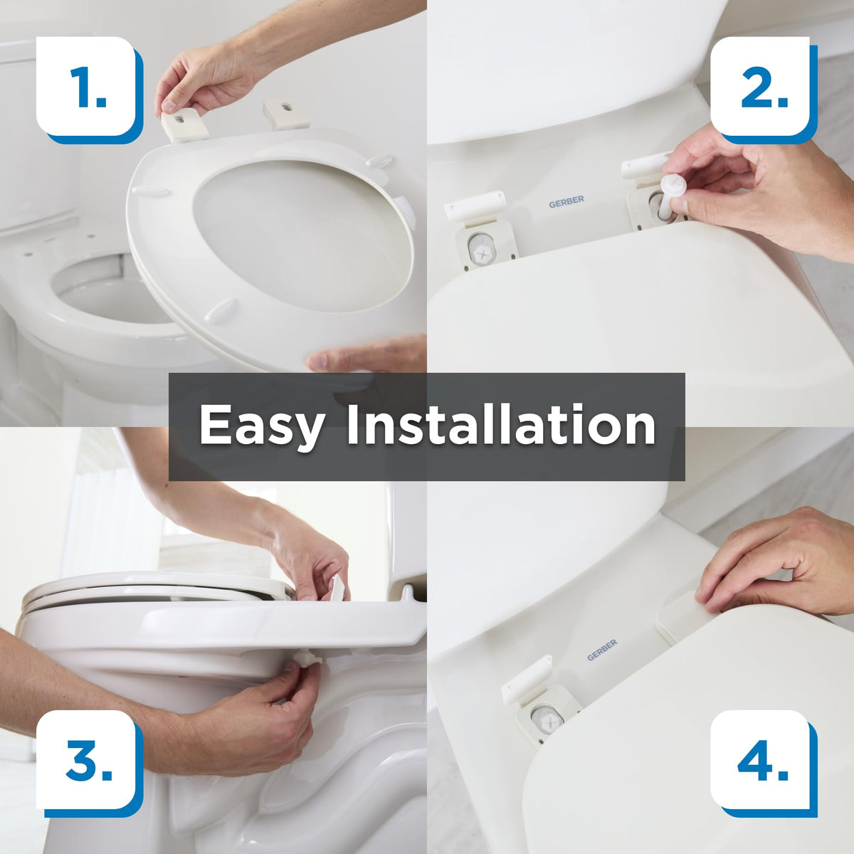 Easy DIY install with included hardware saves time on a bathroom upgrade