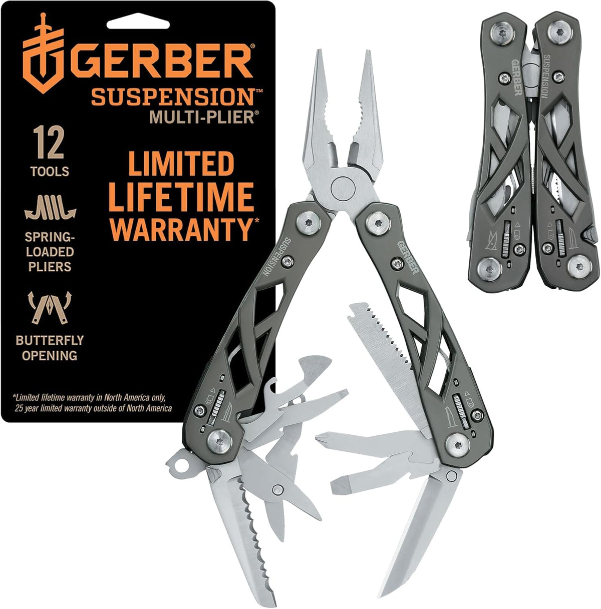 Gerber Suspension needle-nose pliers for tight spaces and precise grip