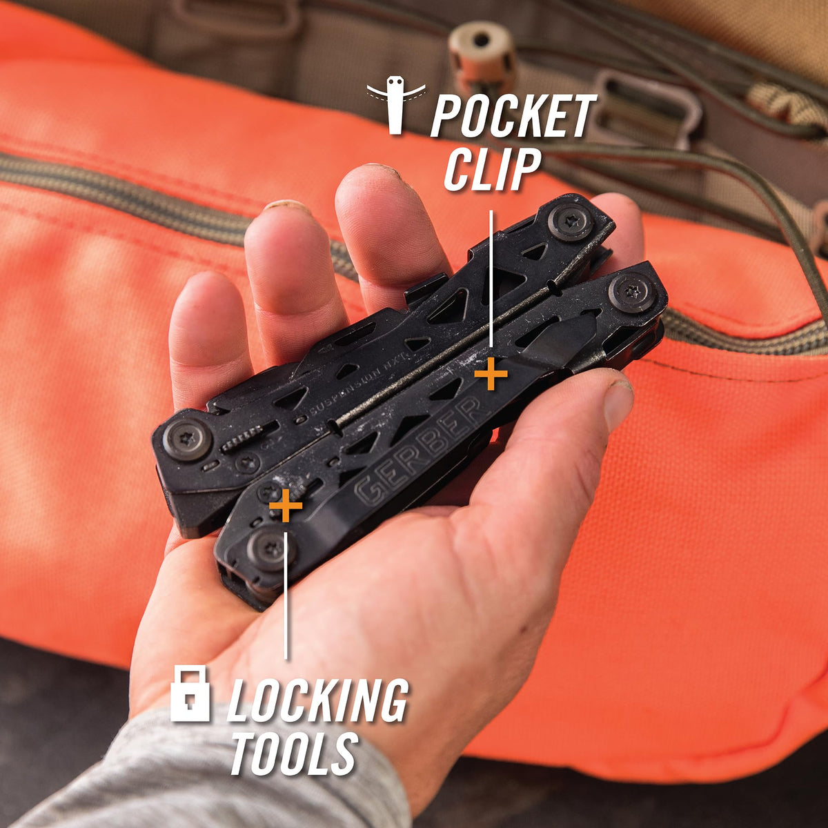 Gerber Suspension-NXT with compact blade and file for everyday tasks.