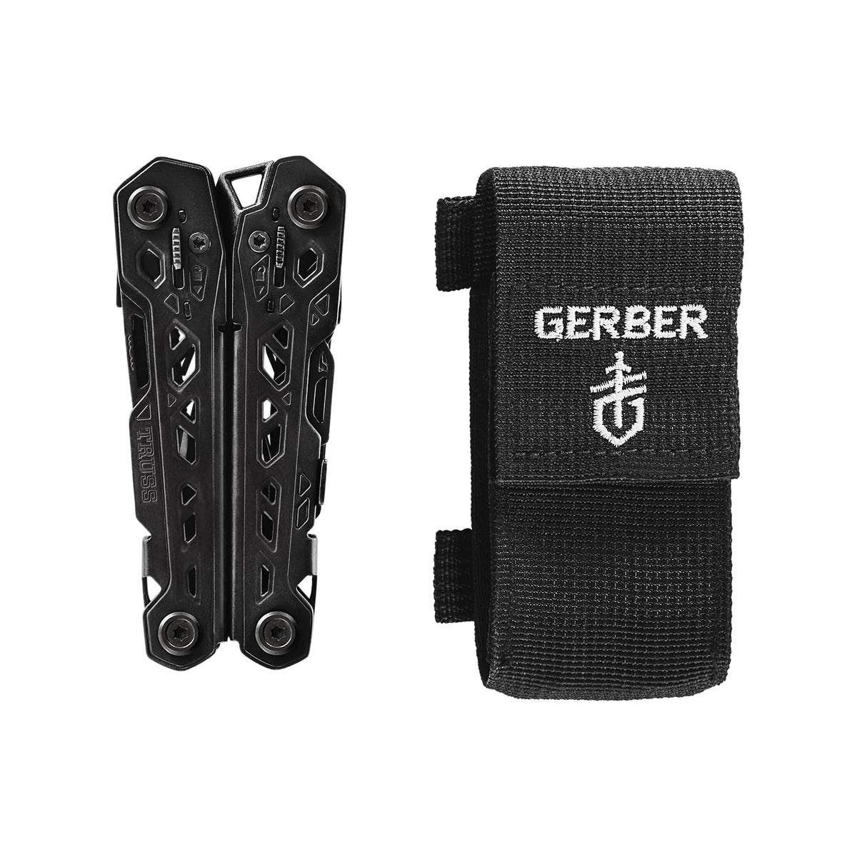 Gerber Truss needle-nose pliers closeup highlights versatile gripping.