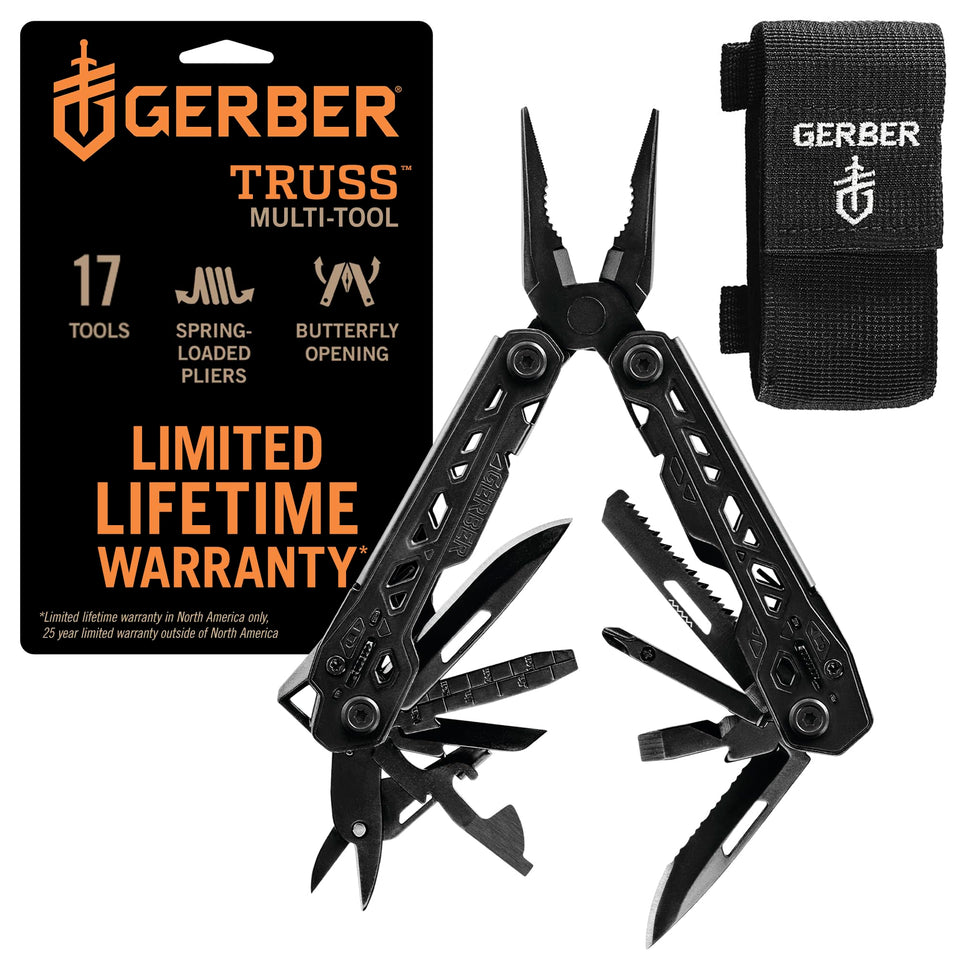 Gerber Gear Truss with needle-nose pliers for precise trail adjustments