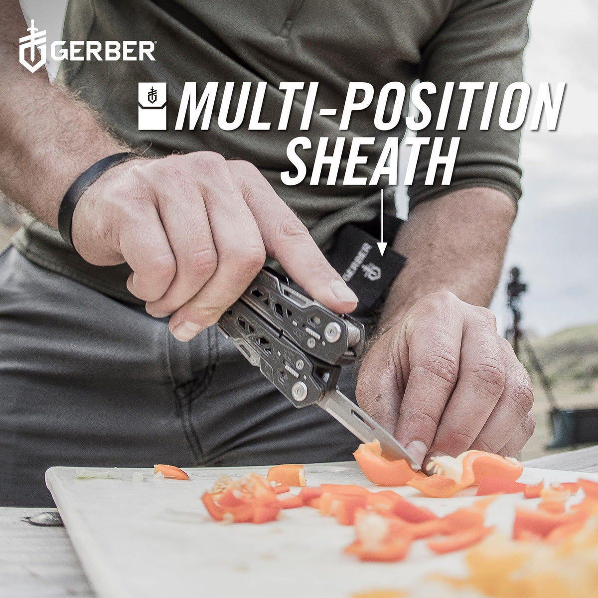 Gerber Truss saw and tools open demonstrate full functionality for on-site tasks.