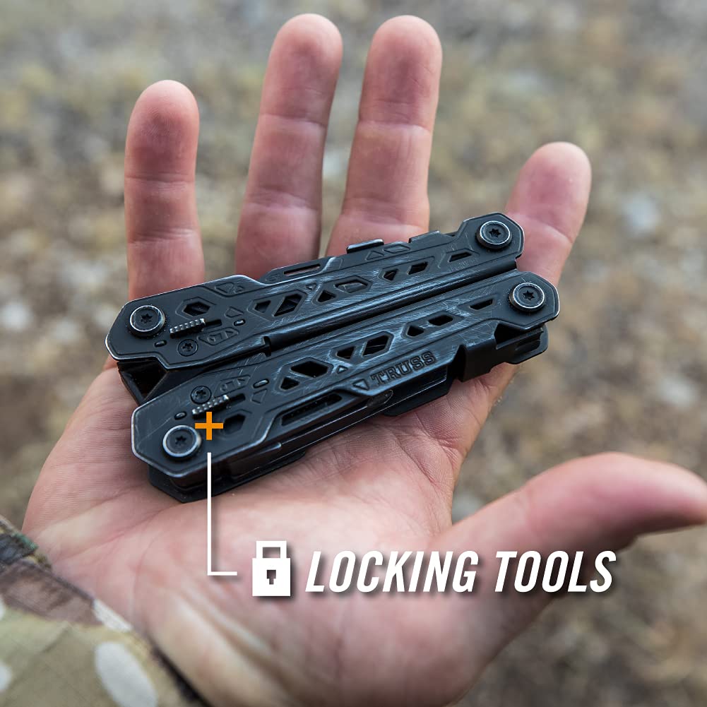 Gerber Truss full serrated blade in action for versatile cutting