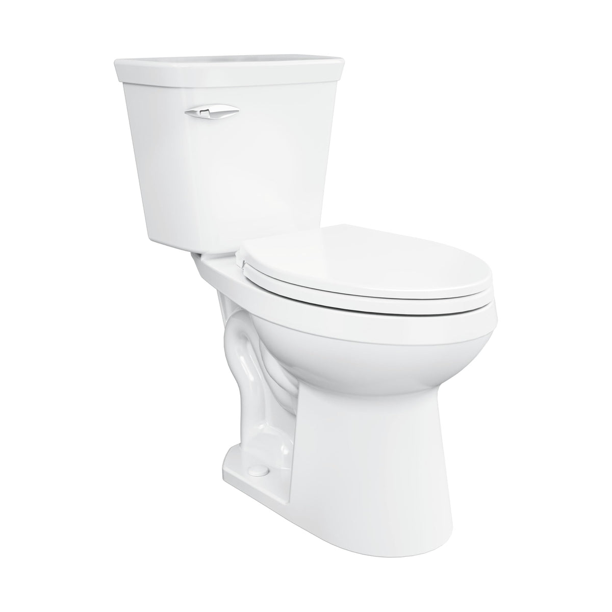 Gerber Viper Force toilet front view shows modern two-piece design and efficient flush.