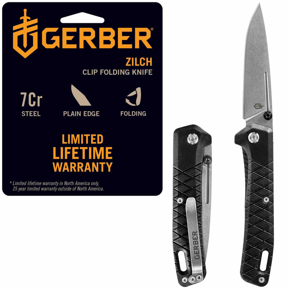 Gerber Zilch pocket knife closed, ultra-compact carry option for daily use