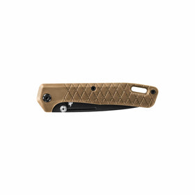 Gerber Zilch in coyote brown complements outdoor gear.